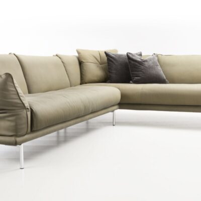 Sofa-modern Design-ELVIS-Memphis-Polsterecke-Leder-Wohnwiese