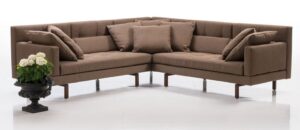 Amber-Ecksofa-klassisch-Stoff braun-Brühl-Wohnwiese